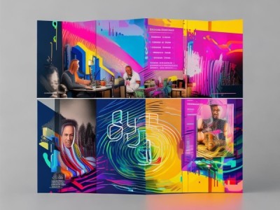 广告公司采用三折页作为创意宣传，展现专业与时尚。