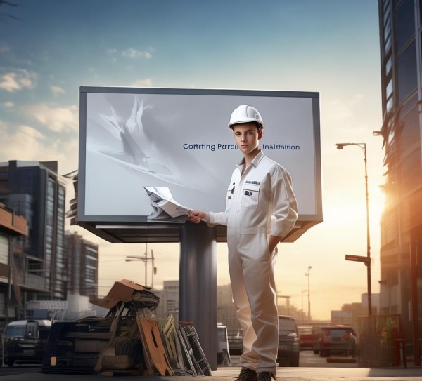 学徒工的广告安装规划，如何打造专业品牌形象